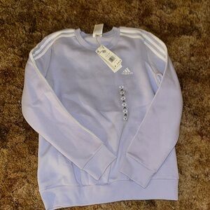 adidas womens medium lavender crewneck